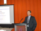 RCMP Chief Superintendent Mark Fisher presents D Division (MB) Crime Trends Overview in Brandon